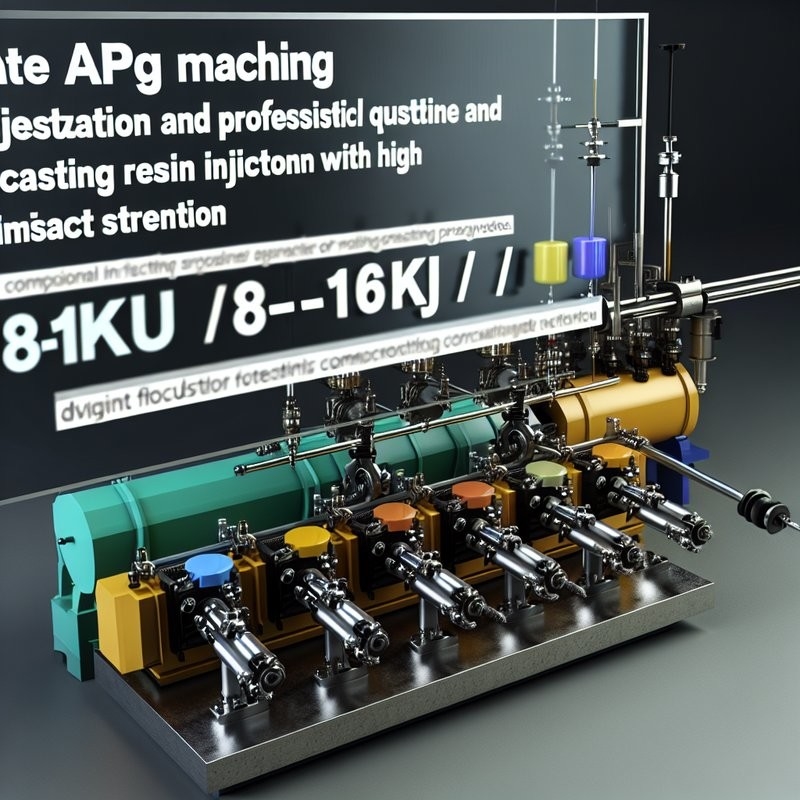 APG マシンと高衝撃強度8~16kJ/m2の鋳造樹脂注射システム